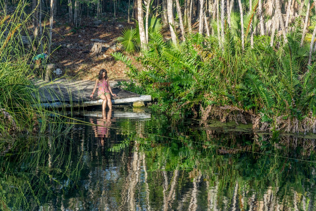 Cenote Cristal in Tulum, Mexico